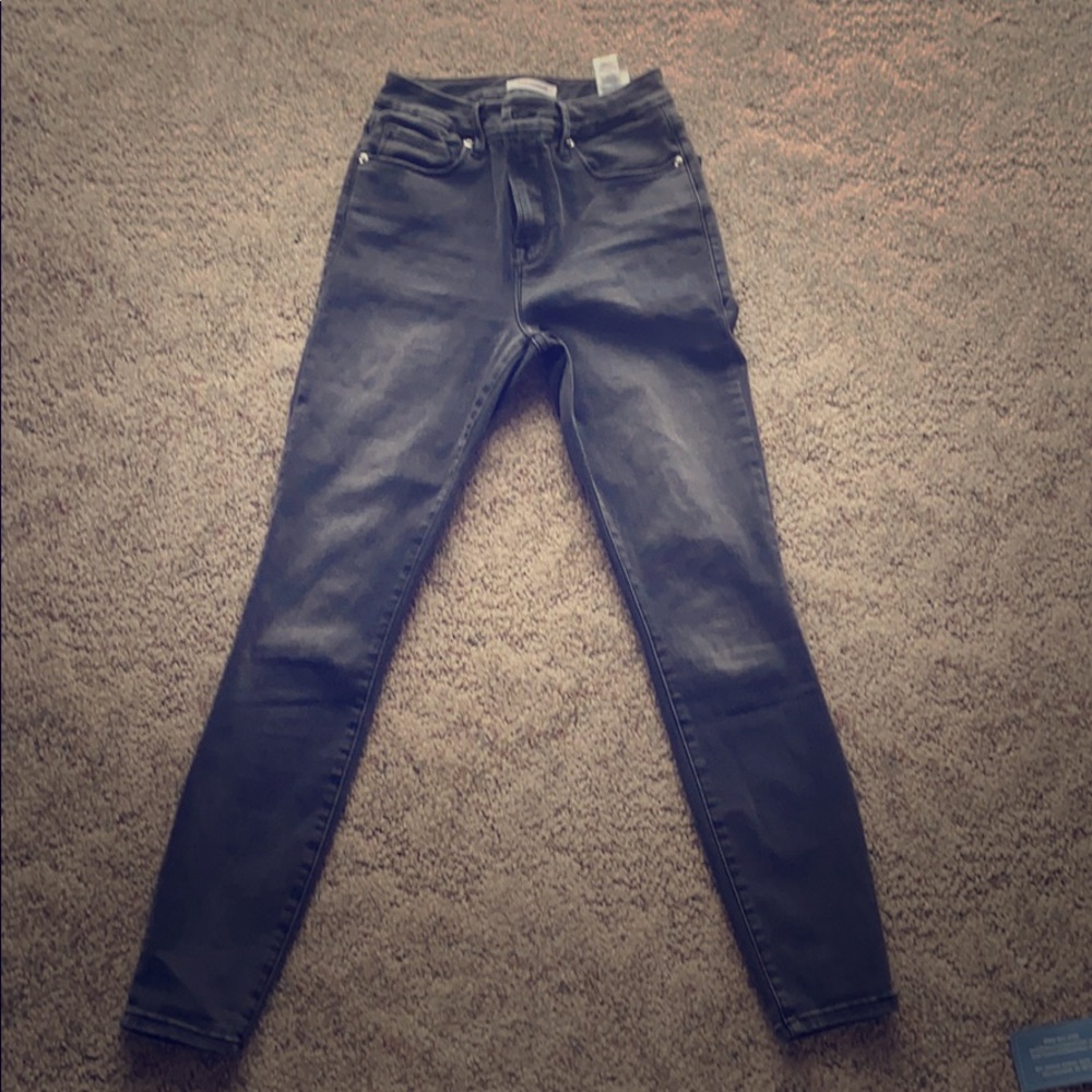 Good American “Good Waist” Jeans, Size 2